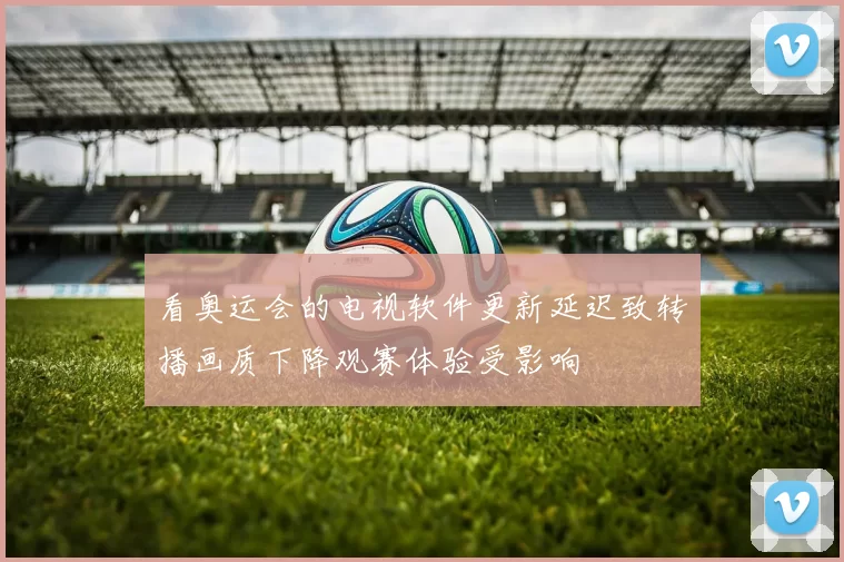 看奥运会的电视软件更新延迟致转播画质下降观赛体验受影响